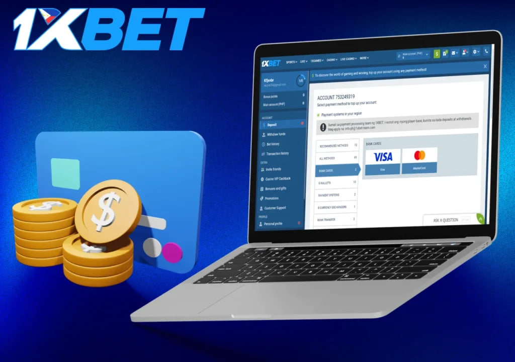 Deposit 1xbet via bank